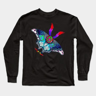 Crystal Lace Wing Moth Long Sleeve T-Shirt